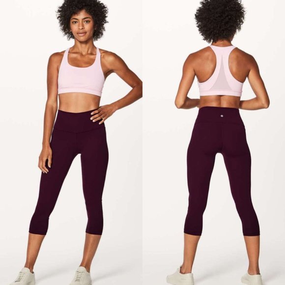 lululemon athletica Pants - Lululemon Wunder Under Crop Leggings in Dark Adobe
